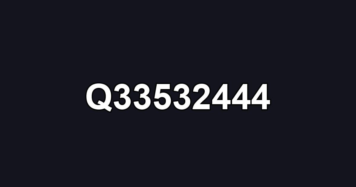 Q33532444