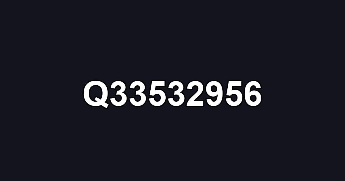 Q33532956