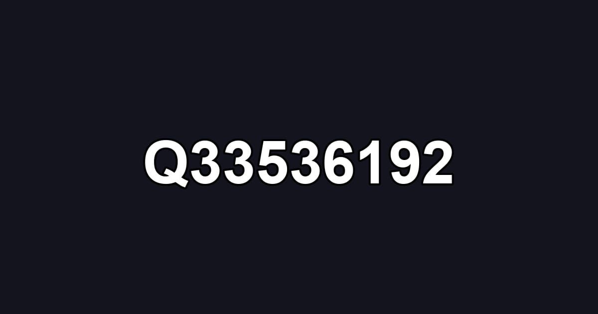 Q33536192
