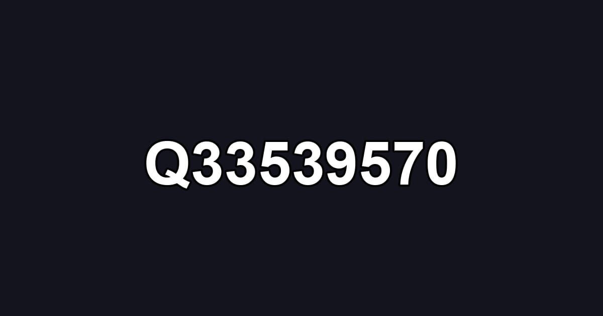 Q33539570