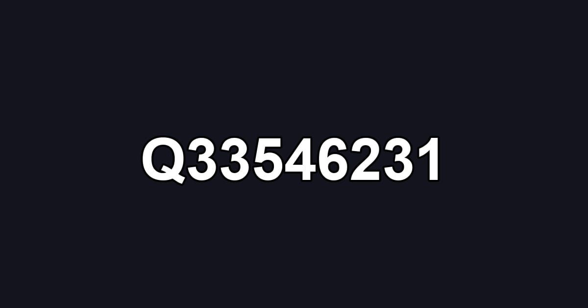Q33546231
