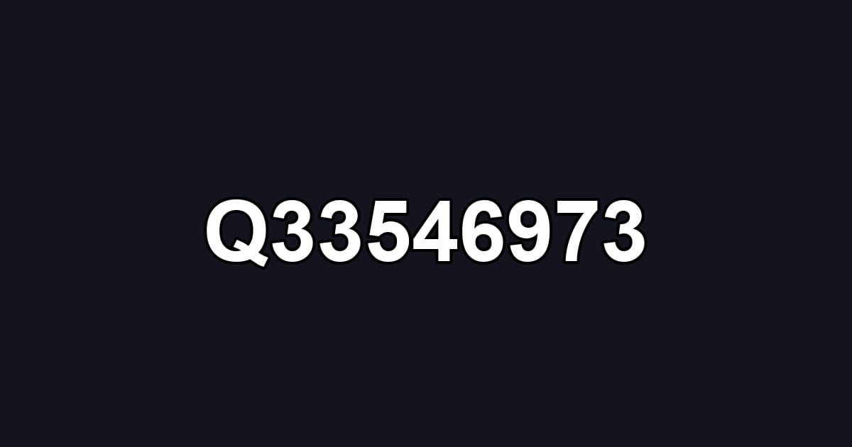 Q33546973