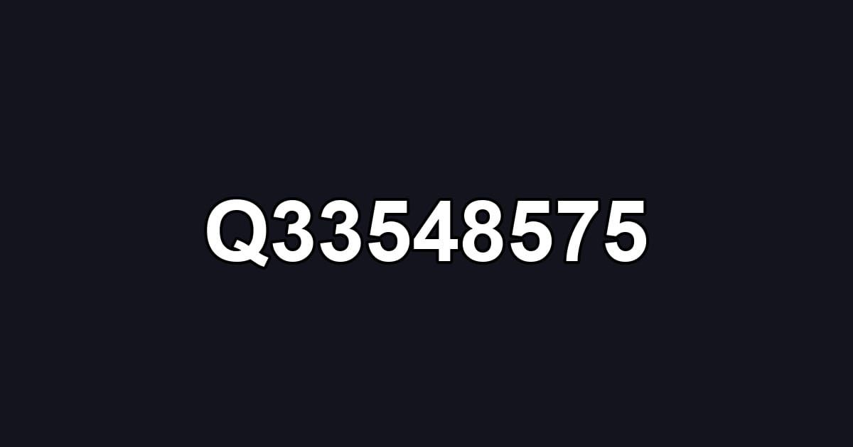 Q33548575