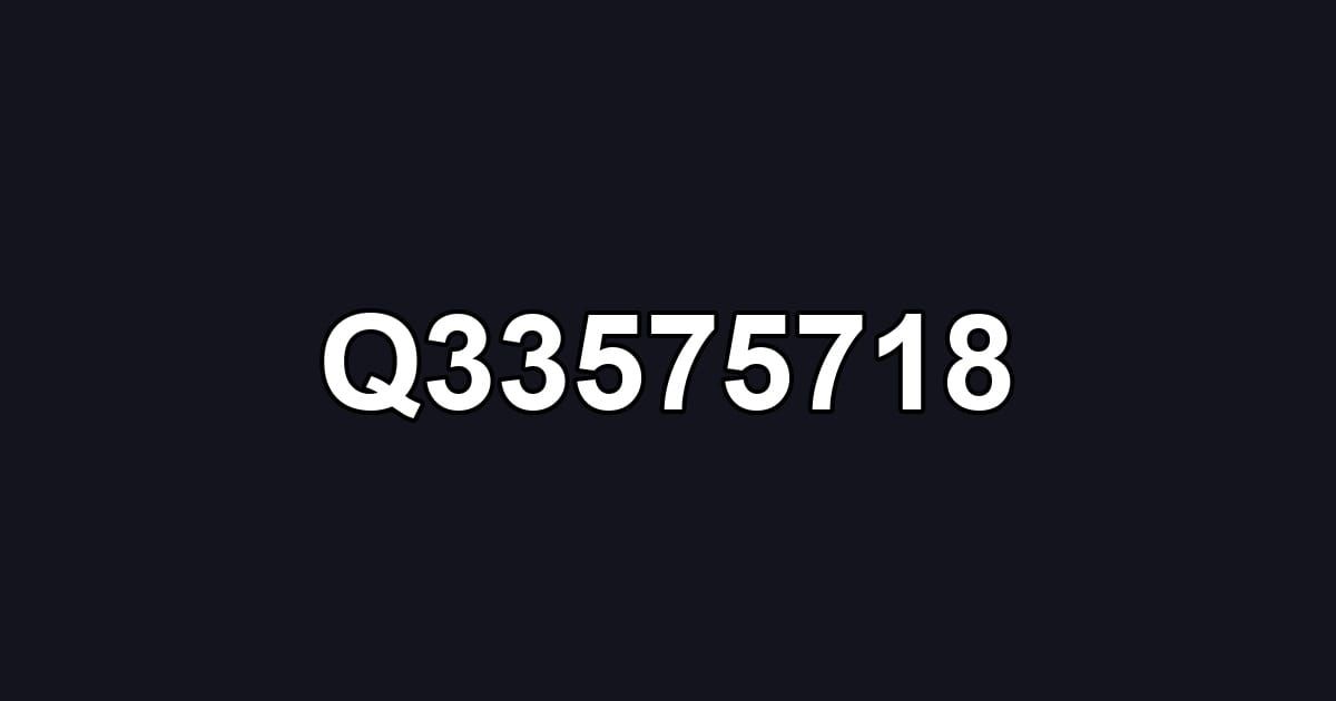 Q33575718