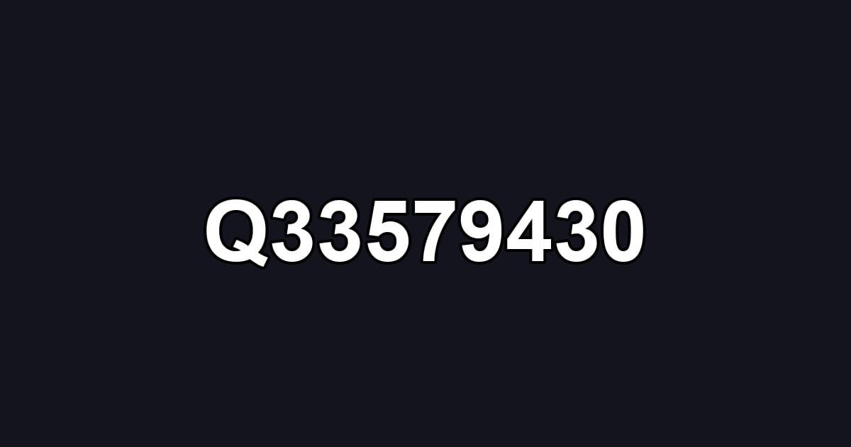 Q33579430