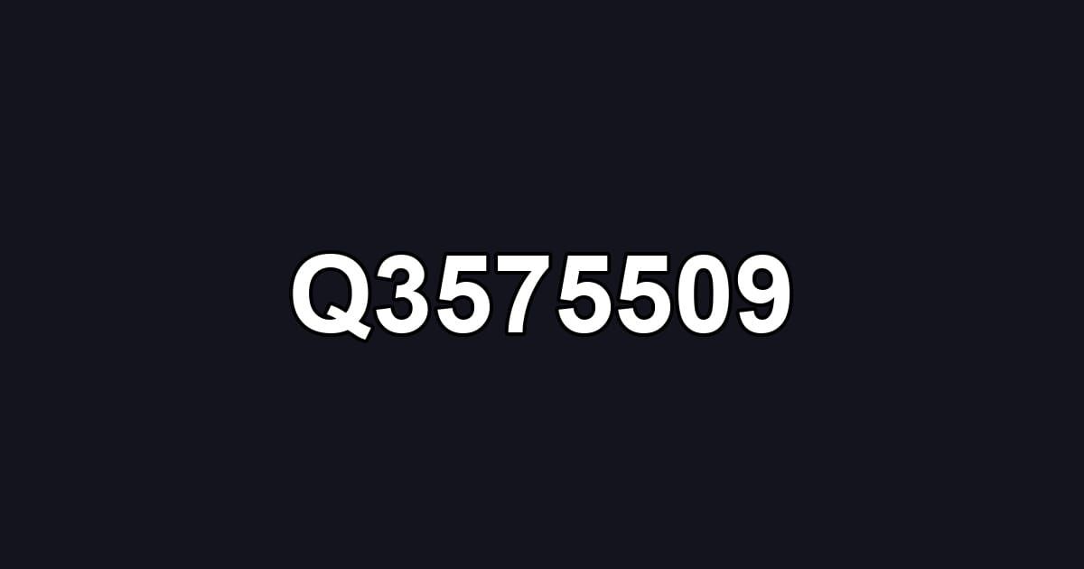 Q3575509