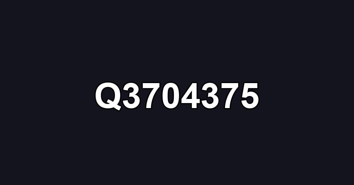 Q3704375