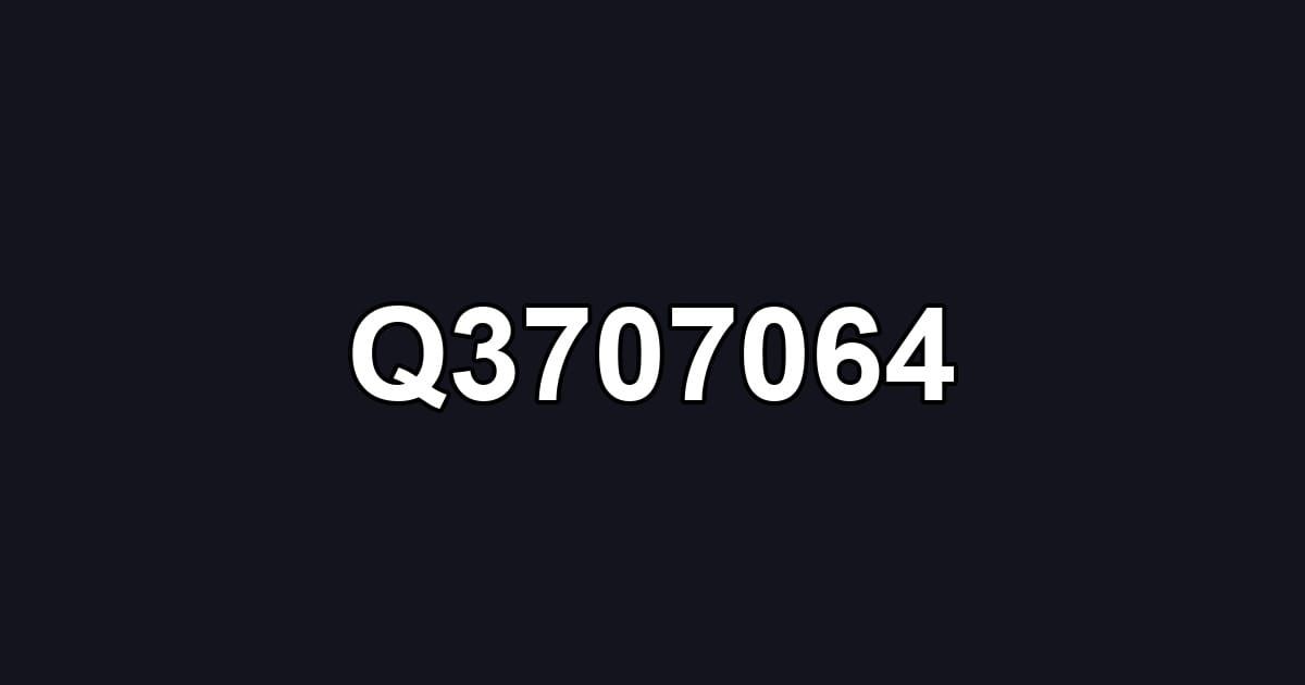 Q3707064