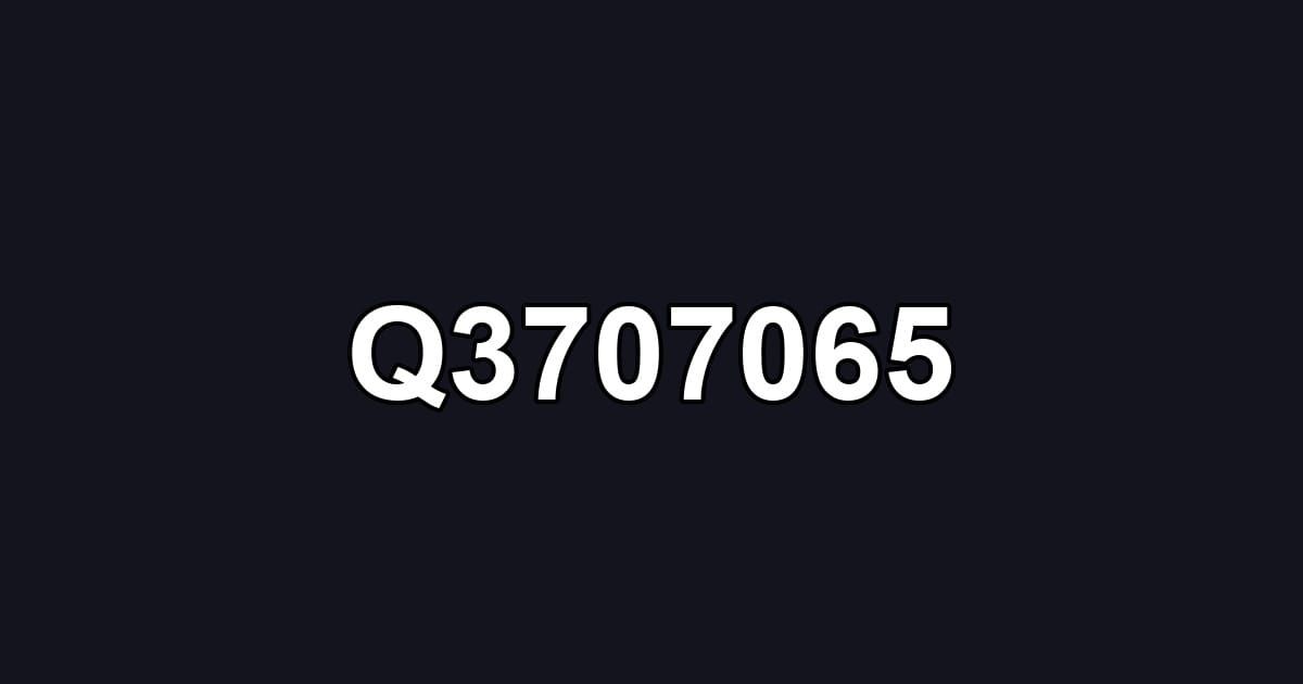 Q3707065