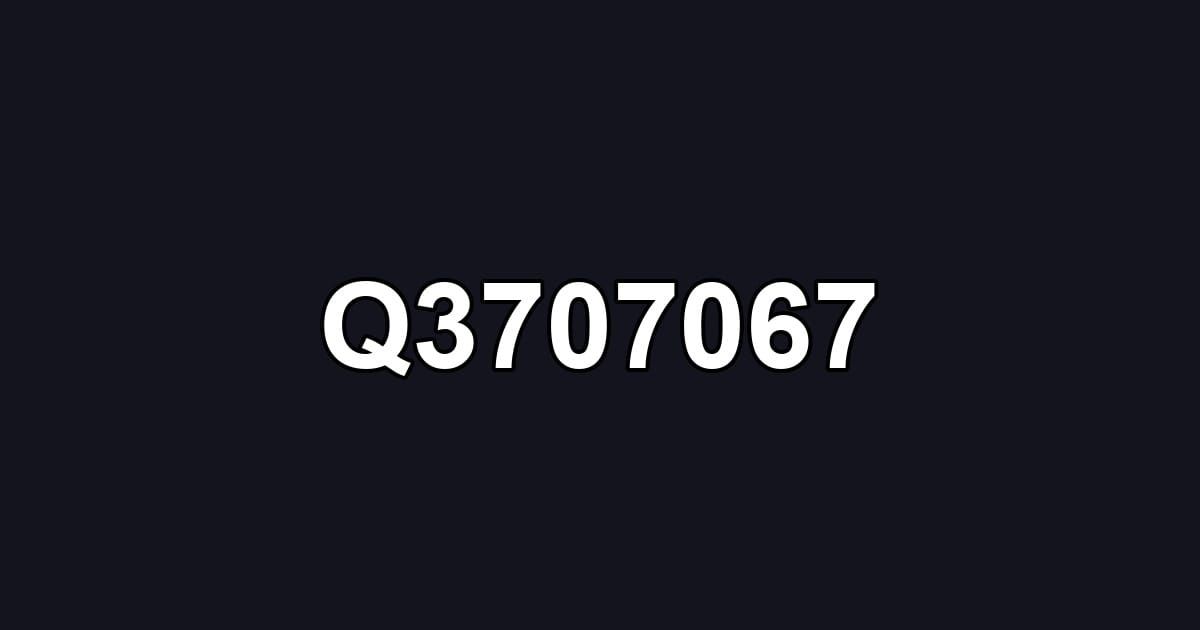 Q3707067