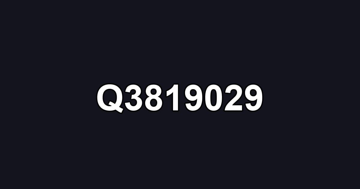 Q3819029