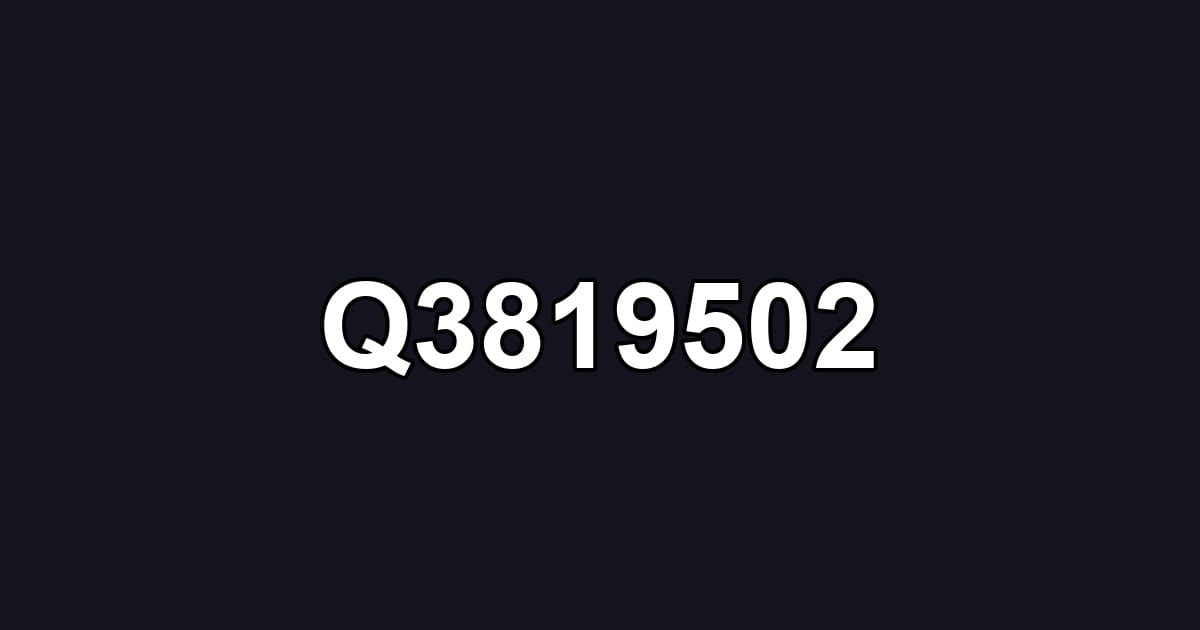 Q3819502