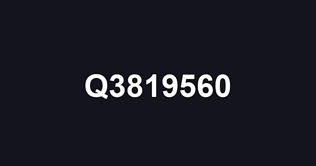 Q3819560