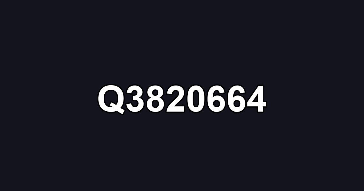 Q3820664
