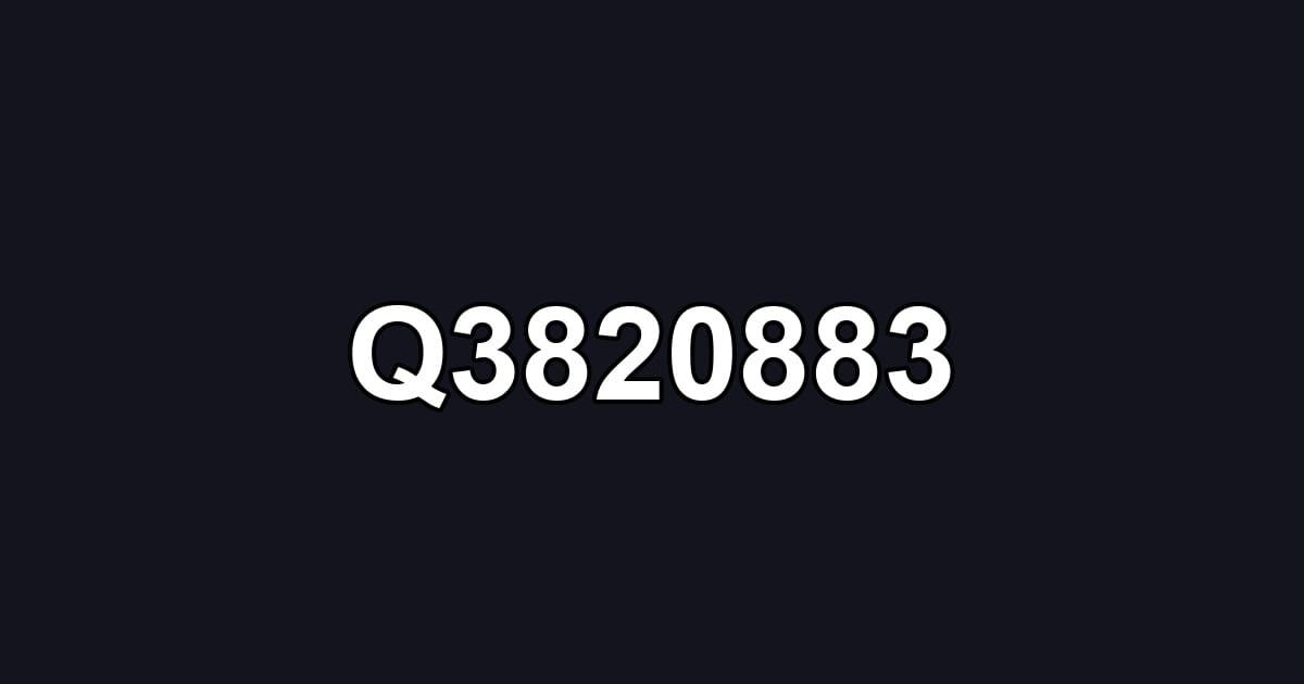 Q3820883