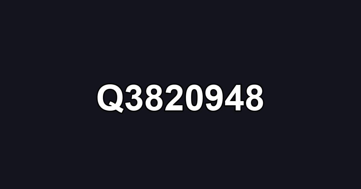 Q3820948