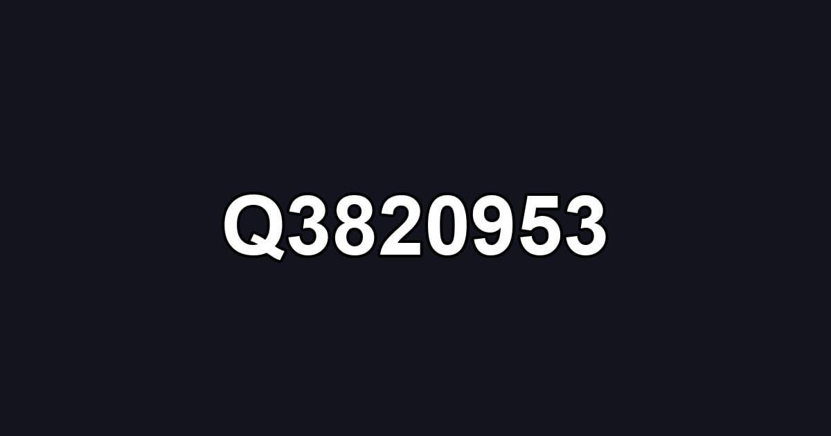 Q3820953