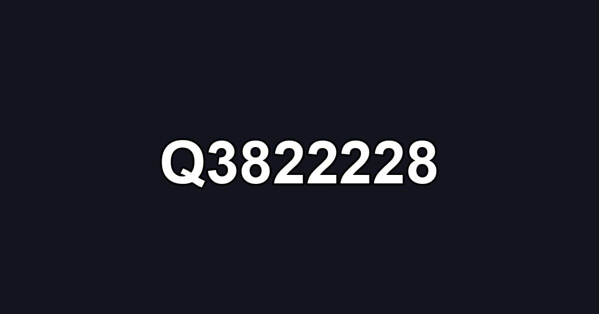 Q3822228