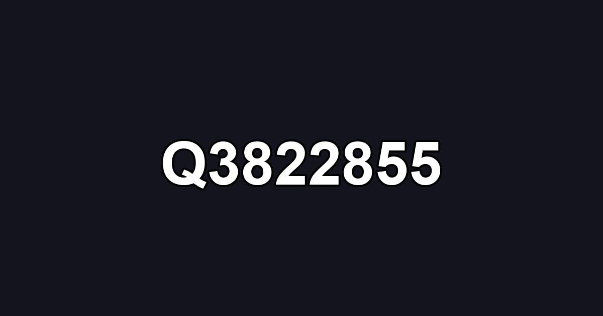 Q3822855