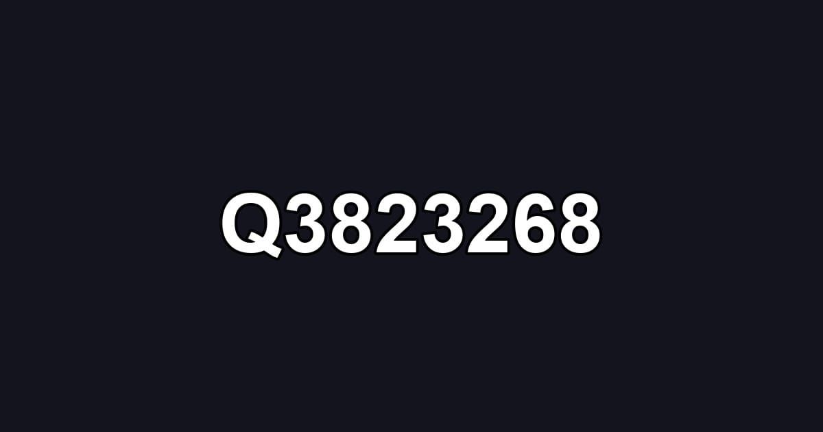 Q3823268
