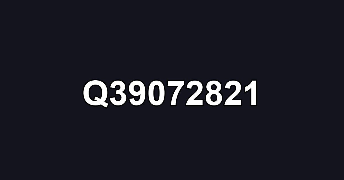 Q39072821
