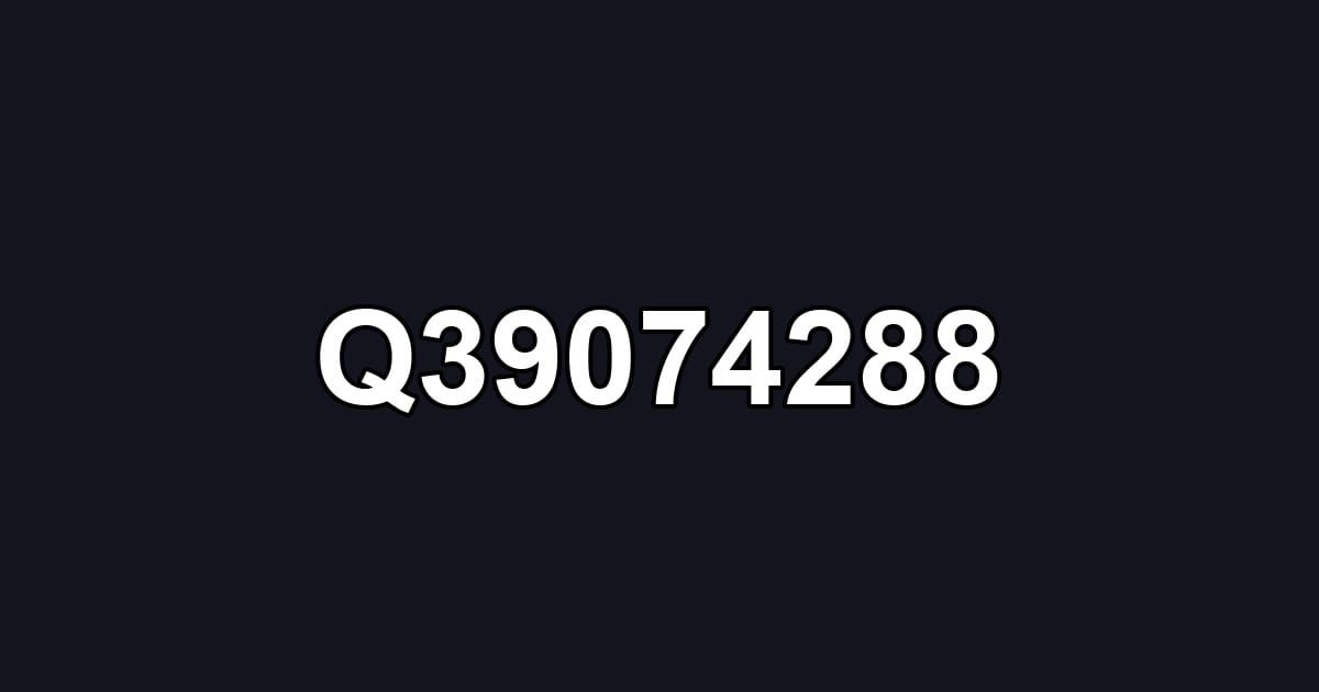 Q39074288