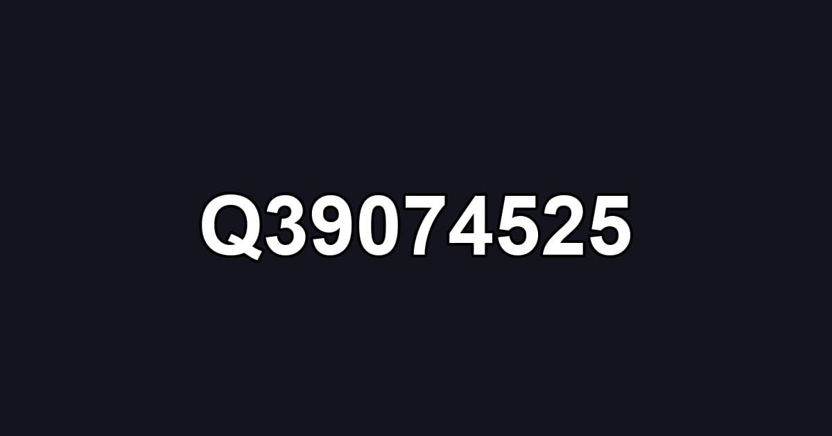 Q39074525