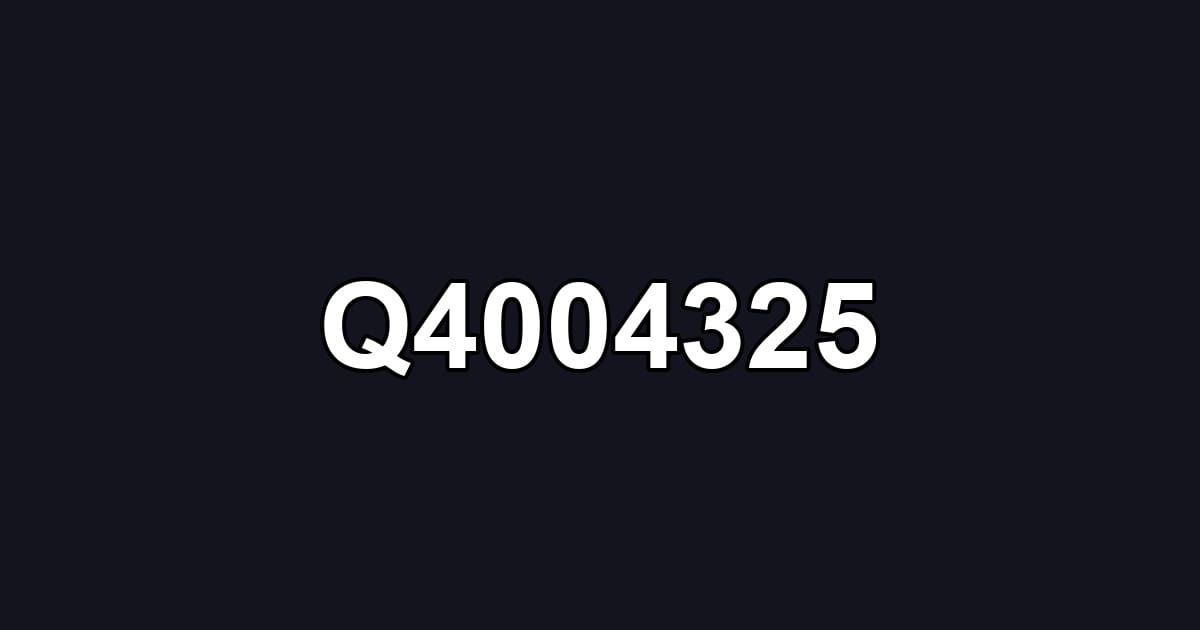 Q4004325