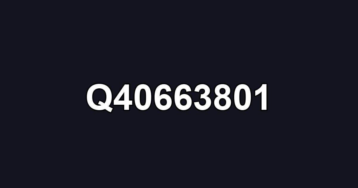 Q40663801