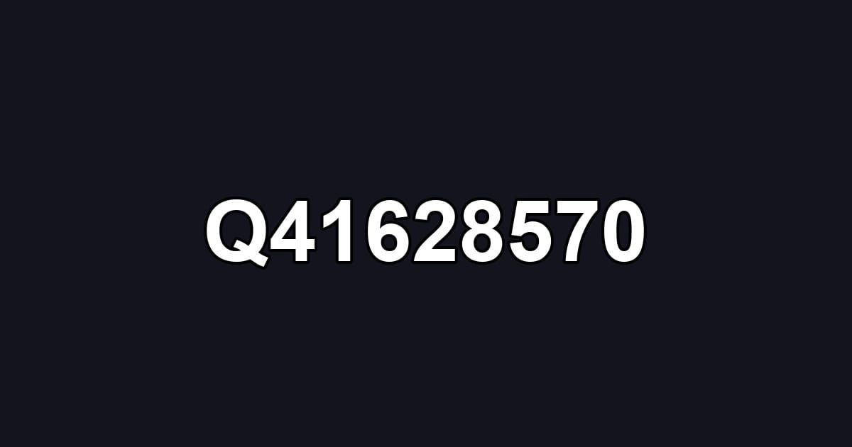 Q41628570