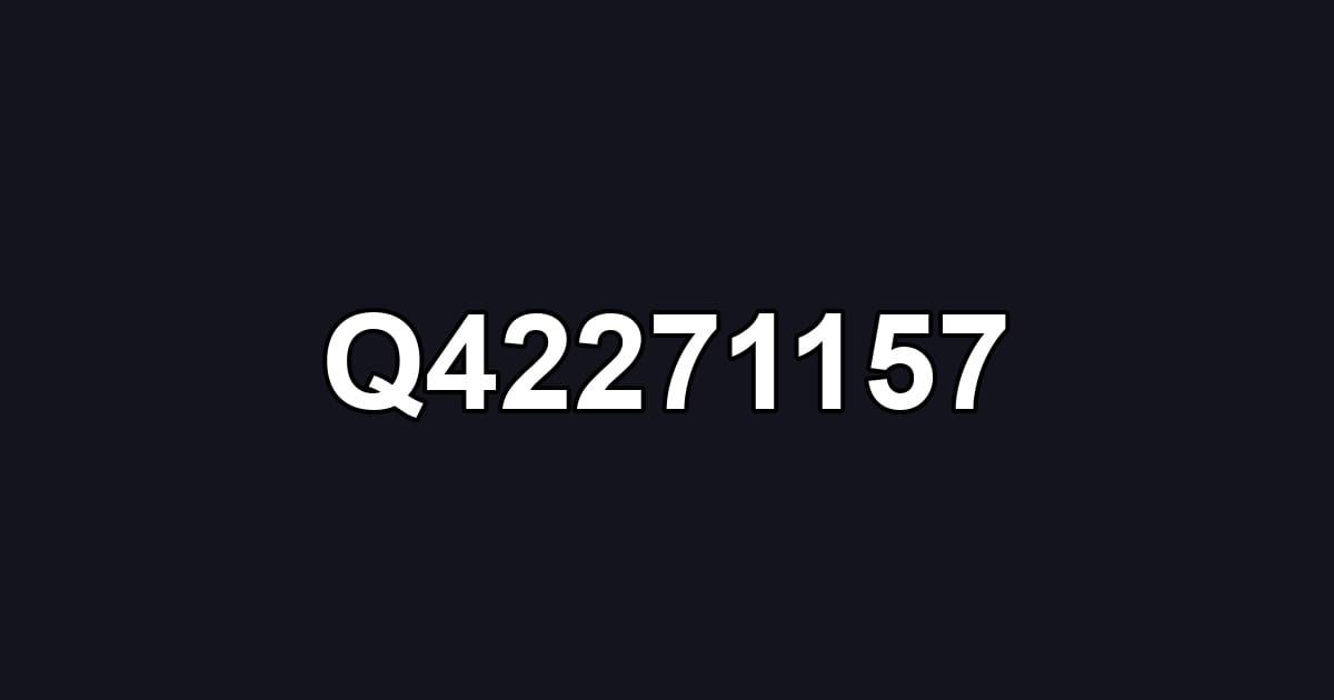Q42271157