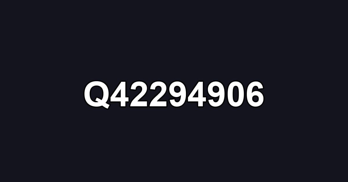 Q42294906