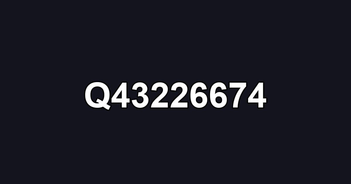 Q43226674
