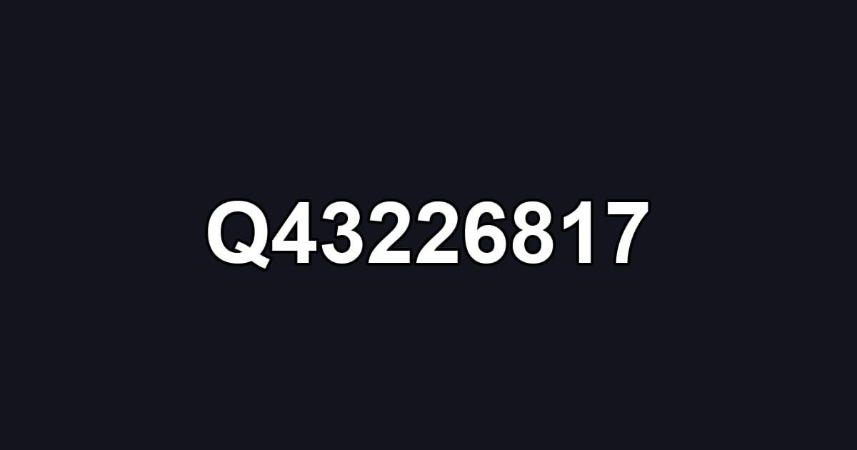 Q43226817