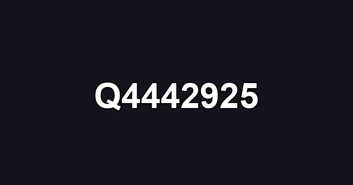 Q4442925