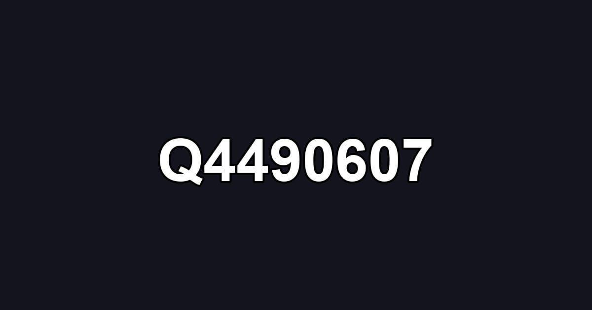 Q4490607