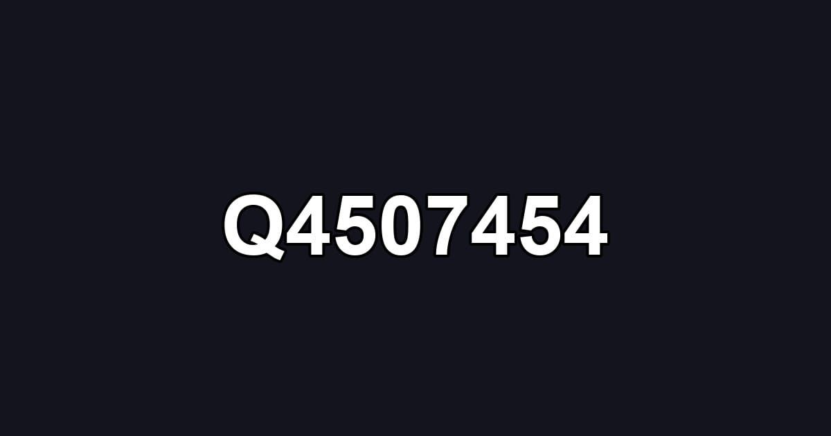 Q4507454