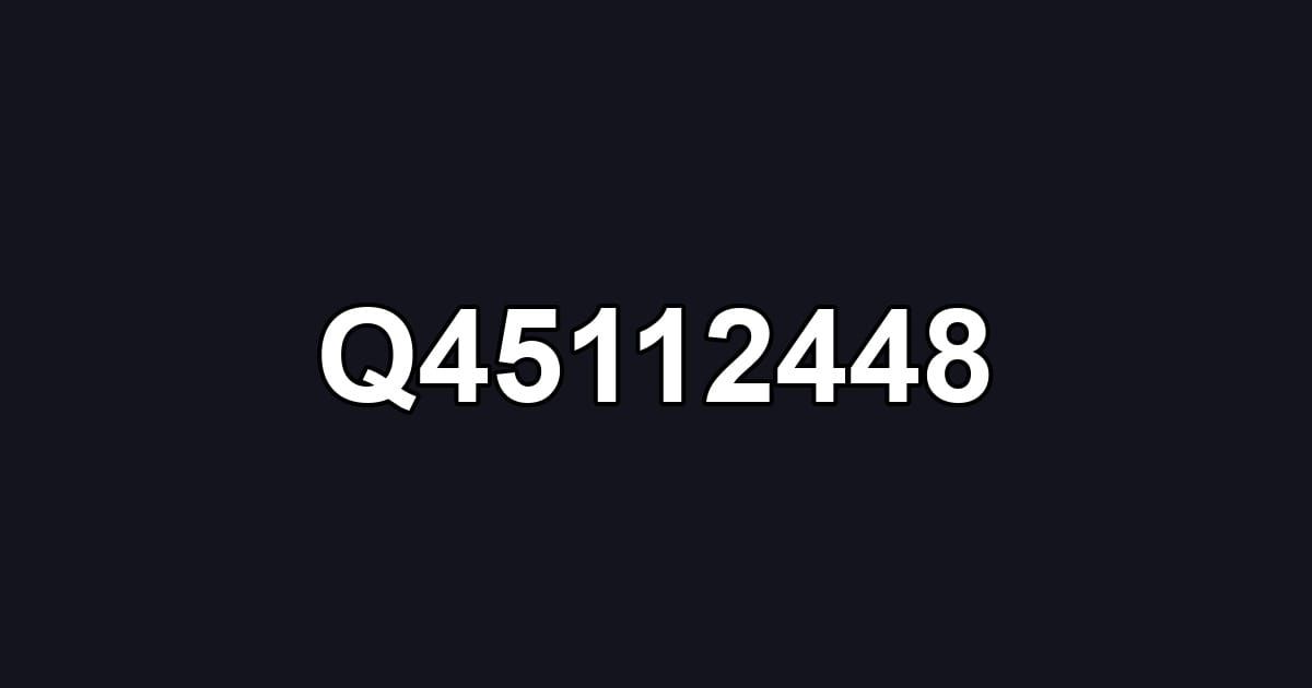 Q45112448