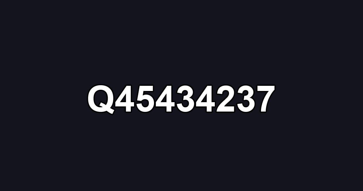 Q45434237