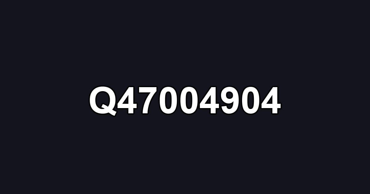 Q47004904