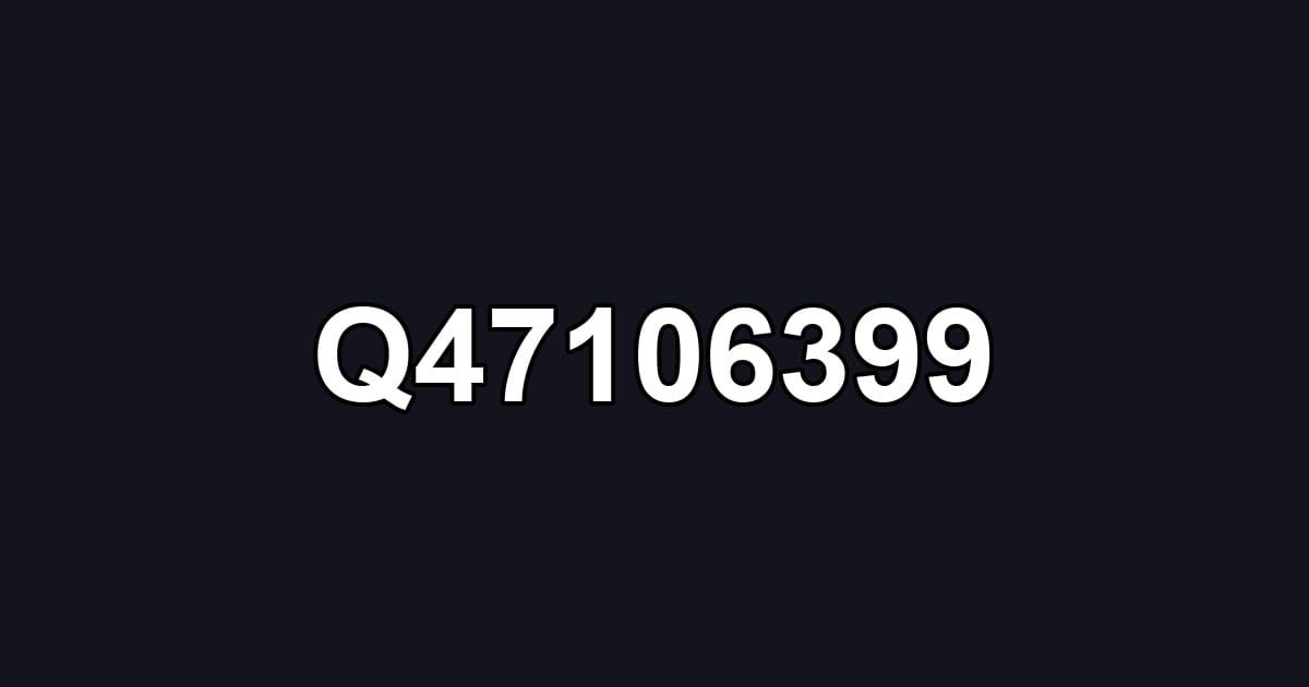 Q47106399