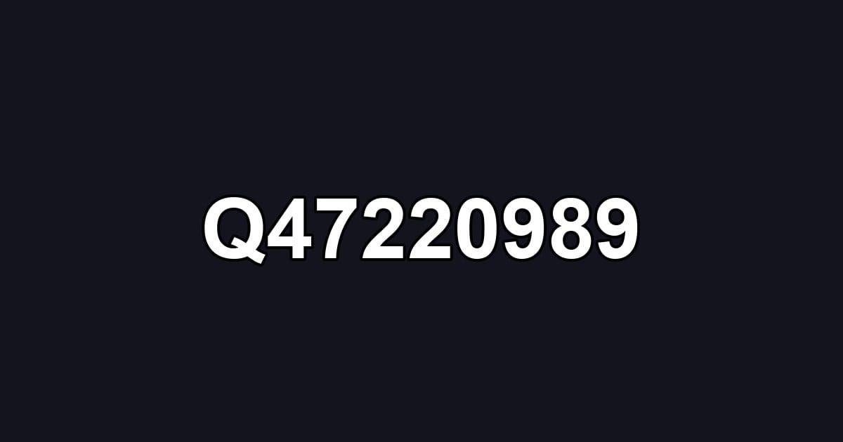 Q47220989