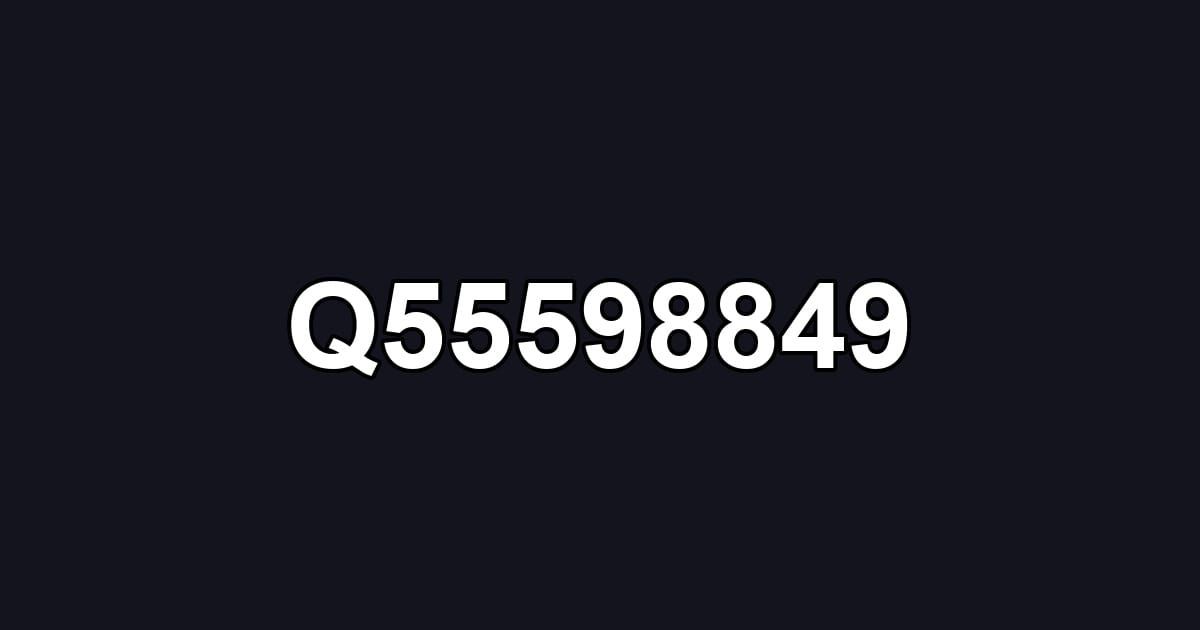 Q55598849
