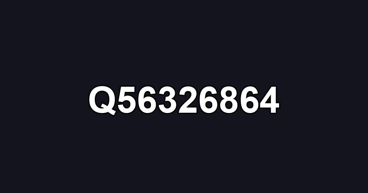Q56326864