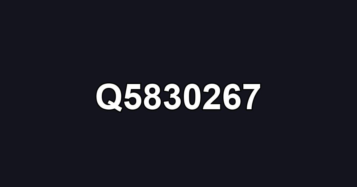Q5830267