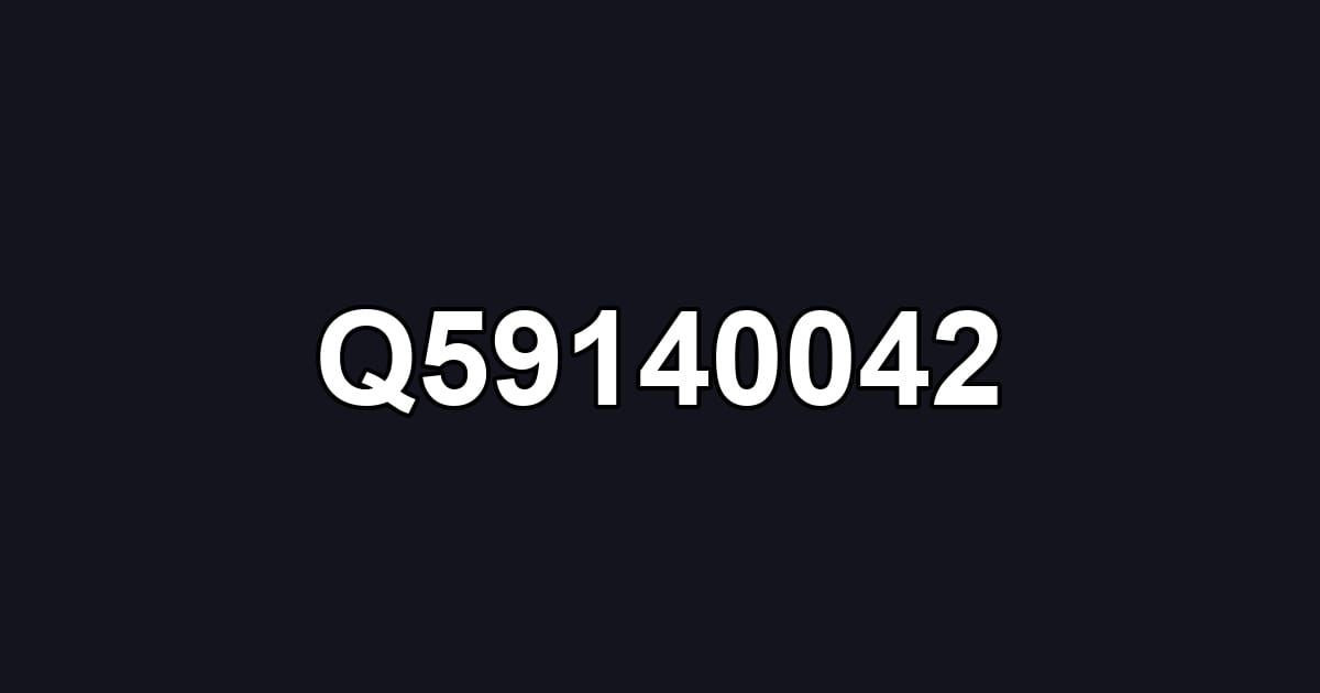 Q59140042