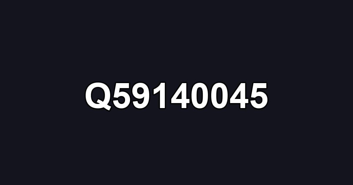 Q59140045