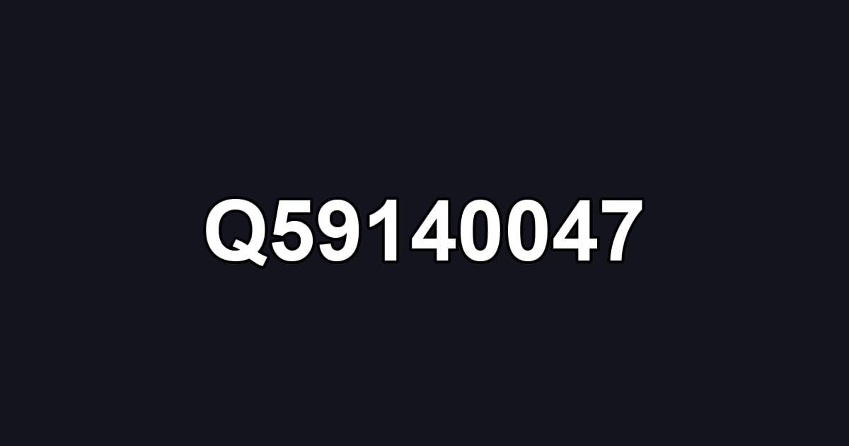 Q59140047