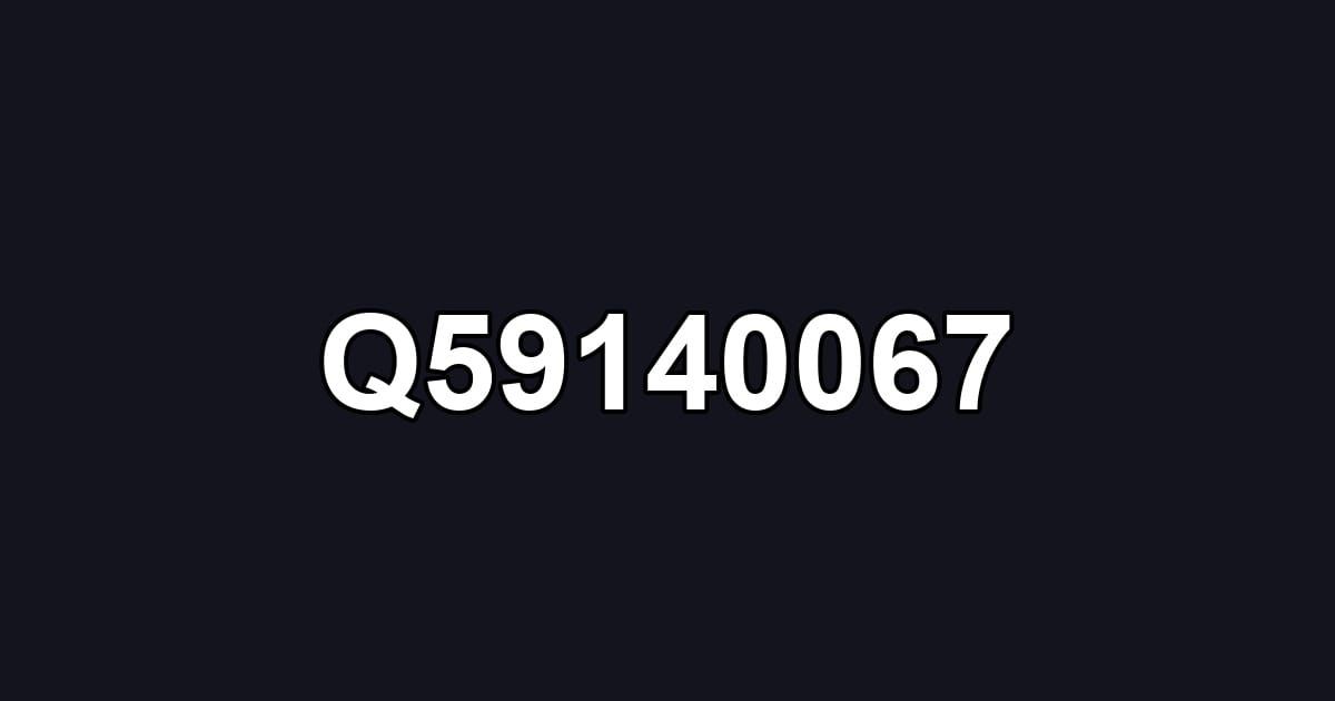 Q59140067