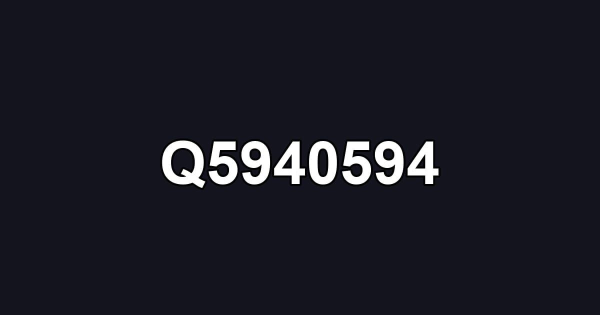 Q5940594